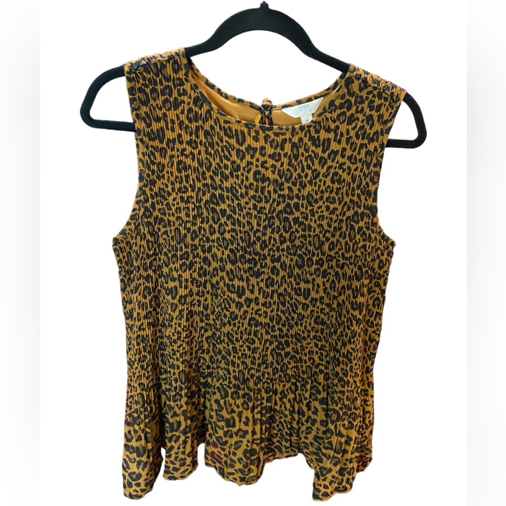 Time And Tru Leopard Top